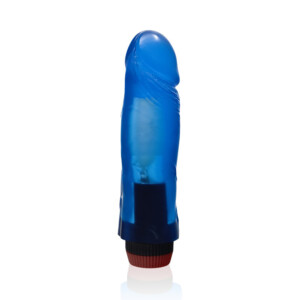 Aqua Blue 7" Vibrating Dildo