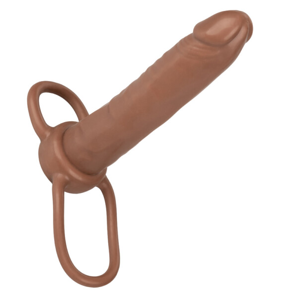Accommodator Dual Penetrator Sex Toy for Men - Light Beige - Romantic Depot  | Adult Sex Toy Superstore