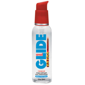 Body Action Anal Glide Extra Desensitizer Lubricant - 2oz. Bottle