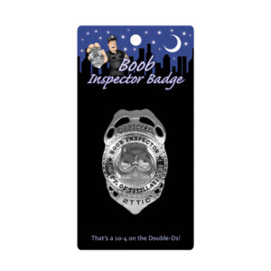Boob Inspector Police Badge for Bachelor and Bachelorette Parties