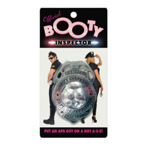 Booty Inspector Police Badge for Bachelor and Bachelorette Parties