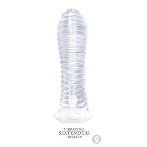 Elite Toys Sextender - Vibrating Ribbed Penis Sleeve
