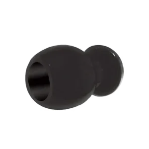 Elite Port Hole Hollow Butt Plug Peeker Hole - Black