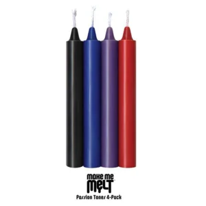 Elite Multi Color Warm Wax Drip Couples Play Candles