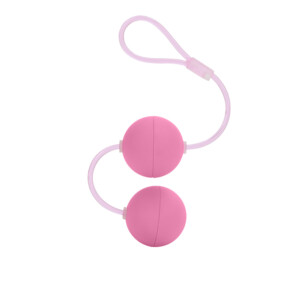 First Time Love Balls Duo Lover Weighted Kegel Balls - Pink