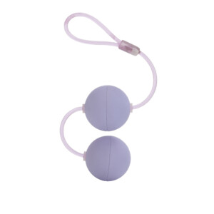 First Time Love Balls Duo Lover Weighted Kegel Balls - Purple