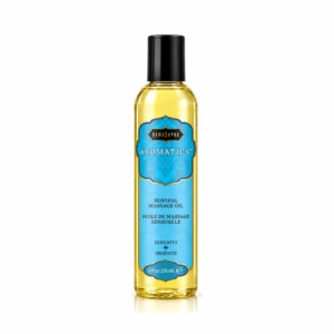Kama Sutra Aromatics Serenity sensual massage oil bottle