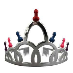 Naughty Penis Crown Tiara for Bachelorette Party