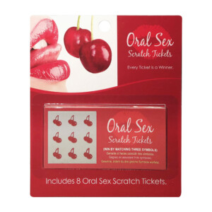 Oral Sex Scratch Tickets for Couples by Kheper Games