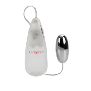 Pocket Exotics Classic Silver Bullet Vibrator with Remote Control