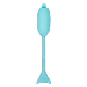 Rechargeable Kegel Tongue Teaser Vibrator - Blue