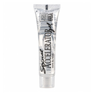 Clear tube of Spectrum Accelerator hair gel