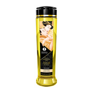 Shunga Desire vanilla massage oil bottle