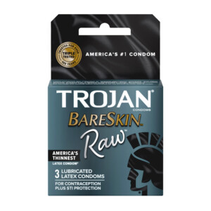 Trojan BareSkin Raw Condoms 3 Pack