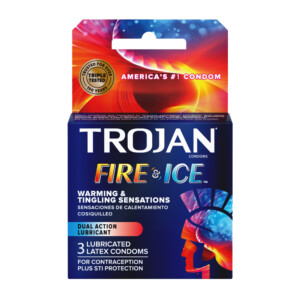 Trojan Fire & Ice Condoms 3 Pack
