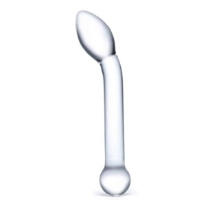 8" Slimline G-Spot Glass Dildo
