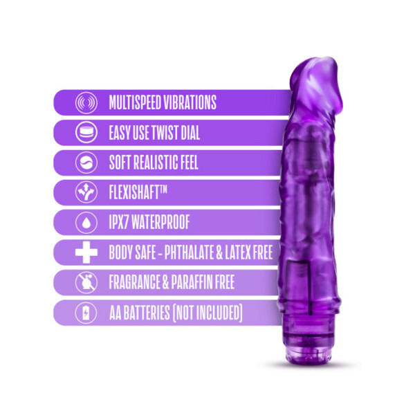 B Yours Realistic Jelly Vibrator #6 - 9.25