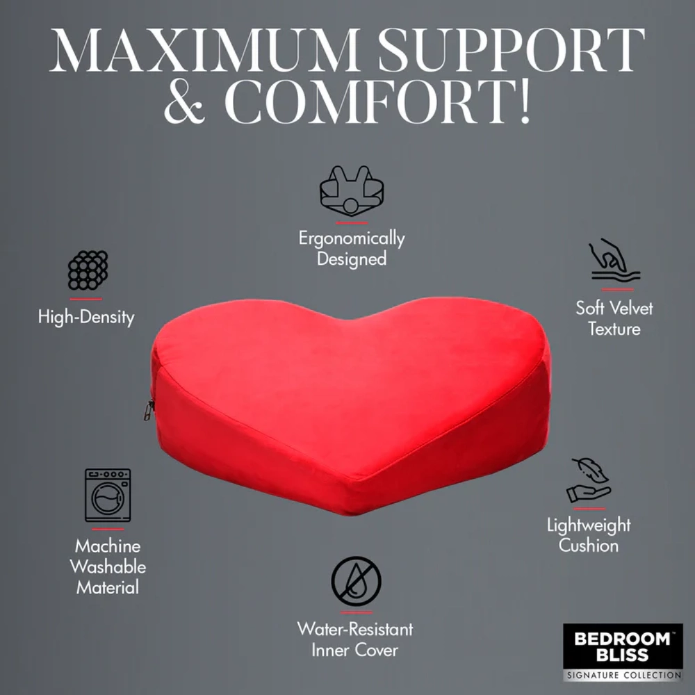 BDSM Bondage Heart Shaped Cushion Sex Position Pillow - Romantic Depot