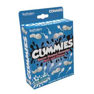 Cummies Sperm-Shaped Gummy Candies - Pina Colada Flavor