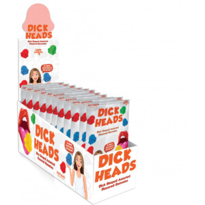 Dick Heads Penis-Shaped Assorted Flavor Gummies - Single