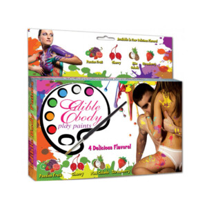 Edible Body Play Paints for Couples - 4 Pack Box