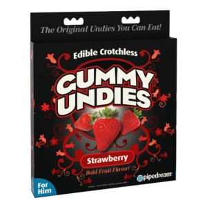 Edible Male Gummy Undies - Strawberry