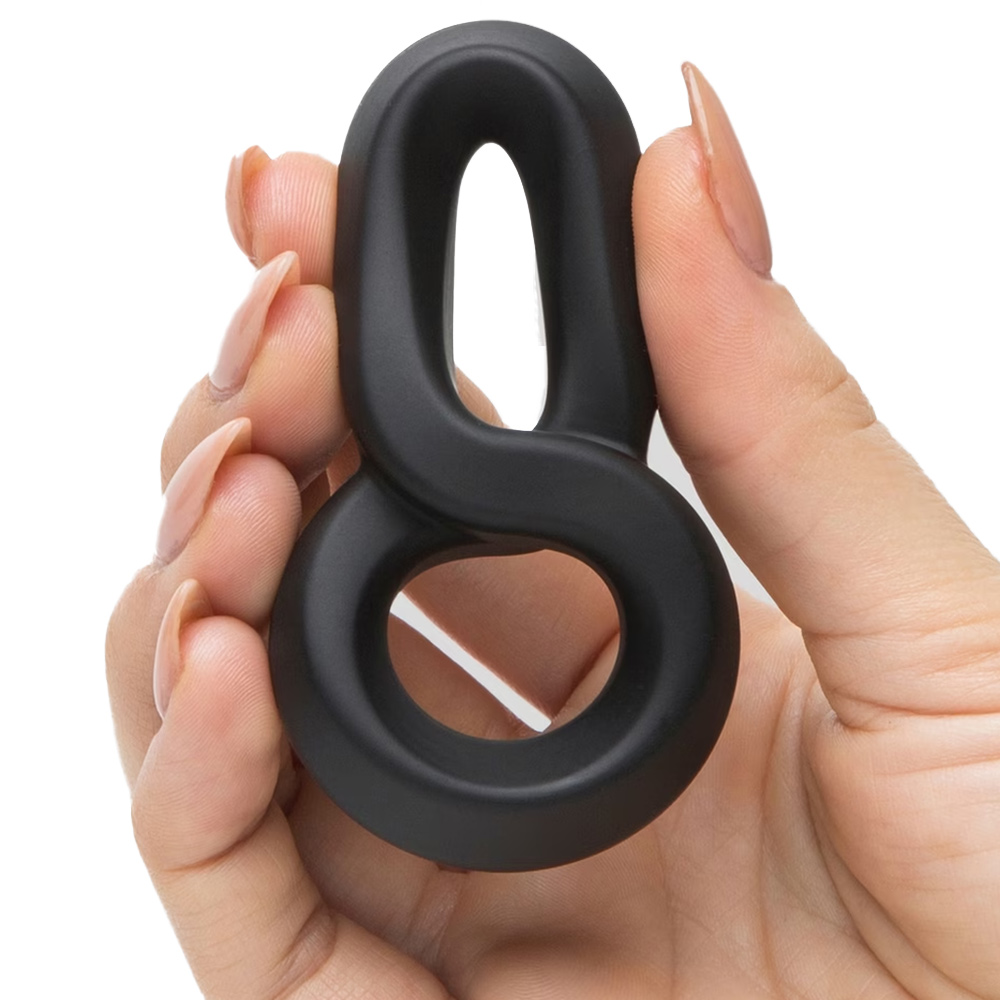 Elite Figure 8 Chunky Cock & Ball Ring - Black - Romantic Depot | Adult Sex Toy Superstore Elite Figure 8 Chunky Cock & Ball Ring - Black - Romantic Depot | Adult Sex Toy Superstore