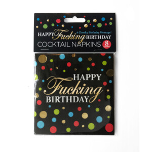 Happy F'ing Birthday Napkins - Pack of 8