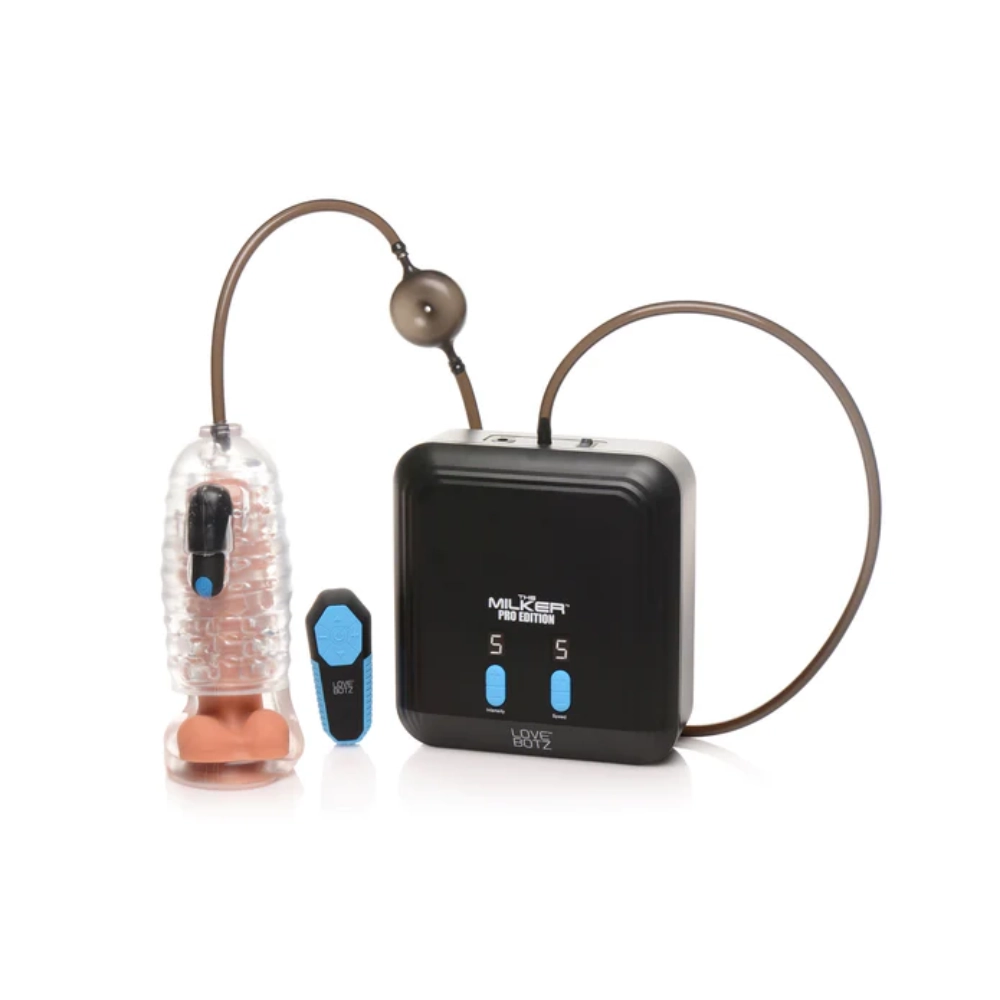 Lovebotz The Milker Pro Edition Male Masturbator With Automatic Stroking