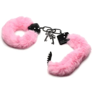 Ms.Cuffed In Fur Furry BDSM Handcuffs - Pink