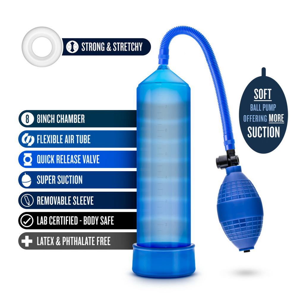 Performance VX101 Male Enhancement Pump - Blue - Image 4