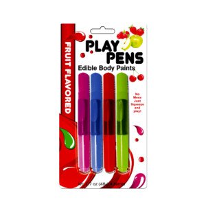 Play Pens Edible Body Paint - 4 Pack
