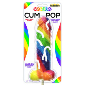Rainbow Fruity Cock Cum Pop Lollipop