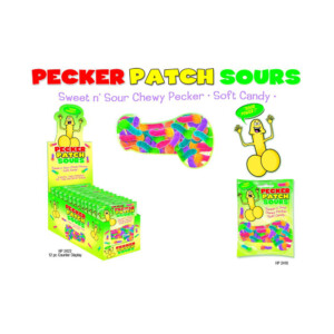 Sour Pecker Patch Edible Penis Candy - Single Bag