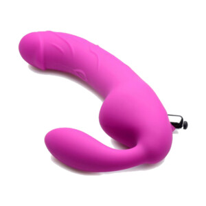 Royal Rider Vibrating Silicone Strapless Strap On Dildo