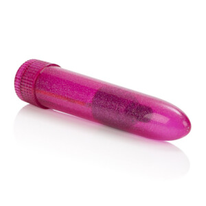 Shane's World 4.5" Sparkle Glitter Multispeed Bullet Vibrator - Pink