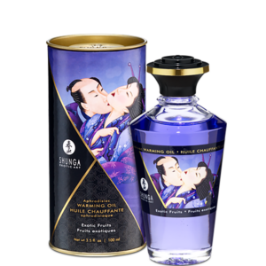 Shunga Aphrodisiac Warming Breath-Activated Massage Oil Exotic Fruits - 3.5oz