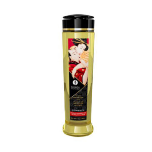 Shunga Massage Oil - Romance Sparkling Strawberry Wine - 8oz