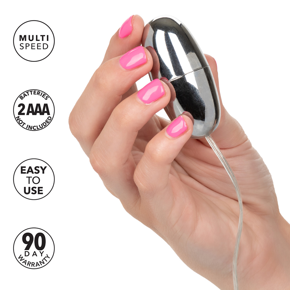Slim Teardrop Bullet Vibrator - Smoke - Romantic Depot