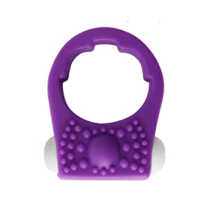 Date Night Vibrating Cock Ring for Couples - Purple