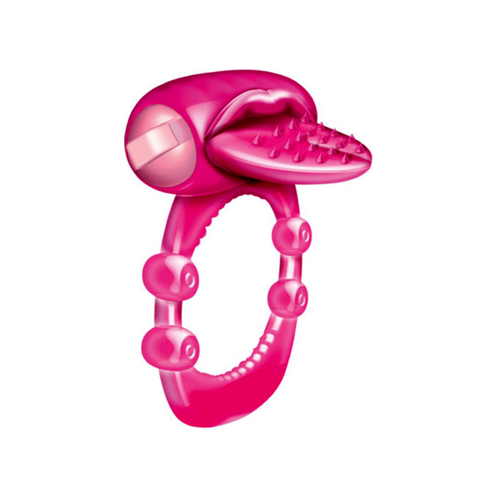 Xtreme Vibe Nubby Extreme Vibrating Tongue Ring - Purple - Romantic Depot
