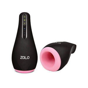 Zolo Heat Stroke Warming Pulsating Male Masturbator