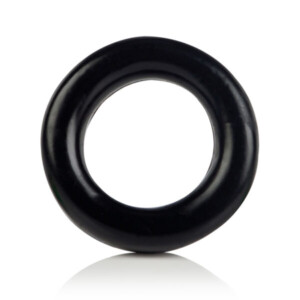 Elite Super Stretch Classic Elastic Cock Ring - Black