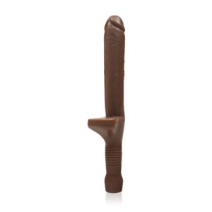 9.5" Realistic Sword Dildo with Handle - Brown