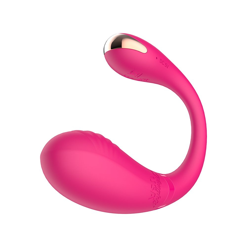Couples Power Play Mobile App Based Vibrator - Pink - Image 2