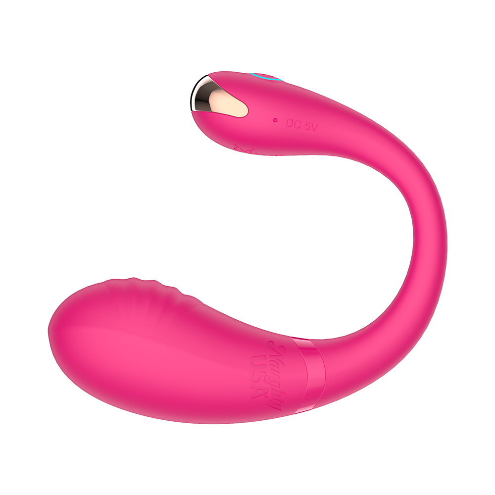 Couples Power Play Mobile App Based Vibrator - Pink - Image 5