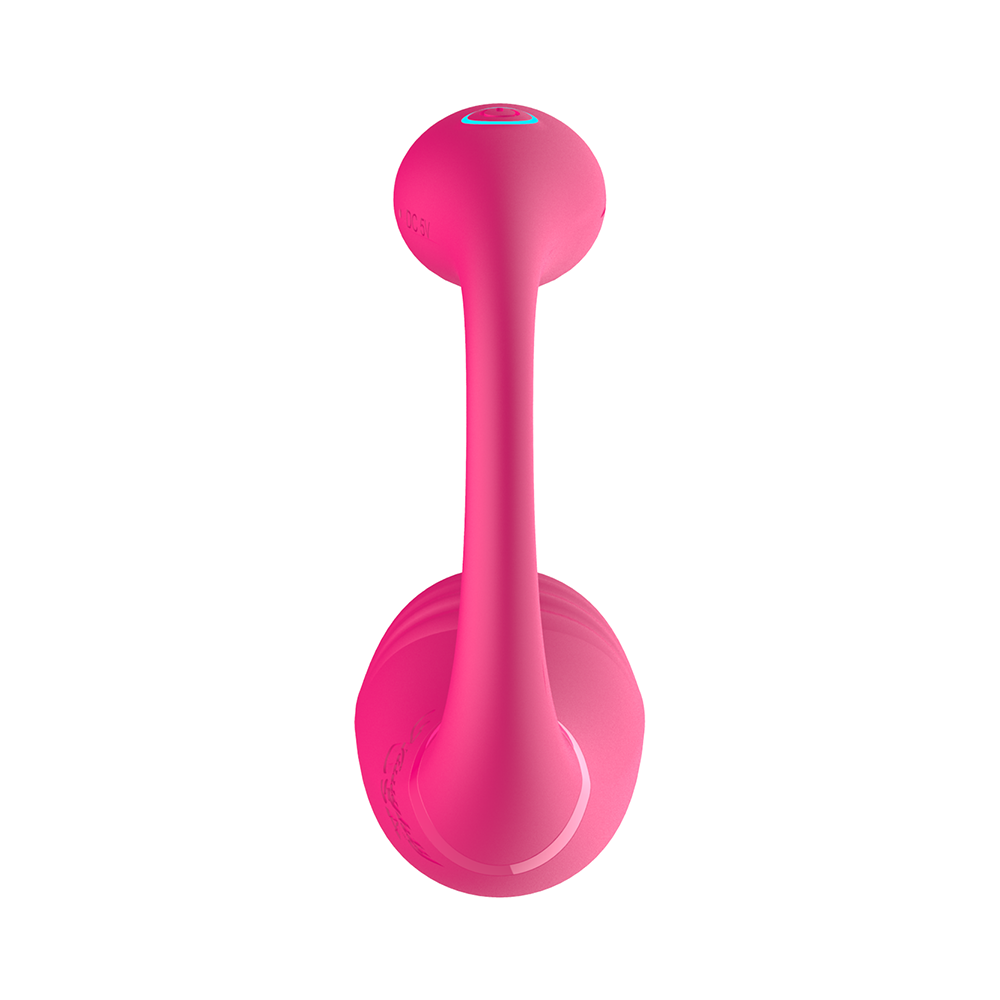 Couples Power Play Mobile App Based Vibrator - Pink - Romantic Depot