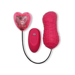 Discreet Heart-Shaped Remote Controlled Bullet Vibrator Clit Stimulator - Pink