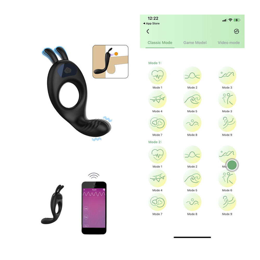 Elite Triple Stimulation Rechargeable Vibrating Couples Cock Ring - Image 10
