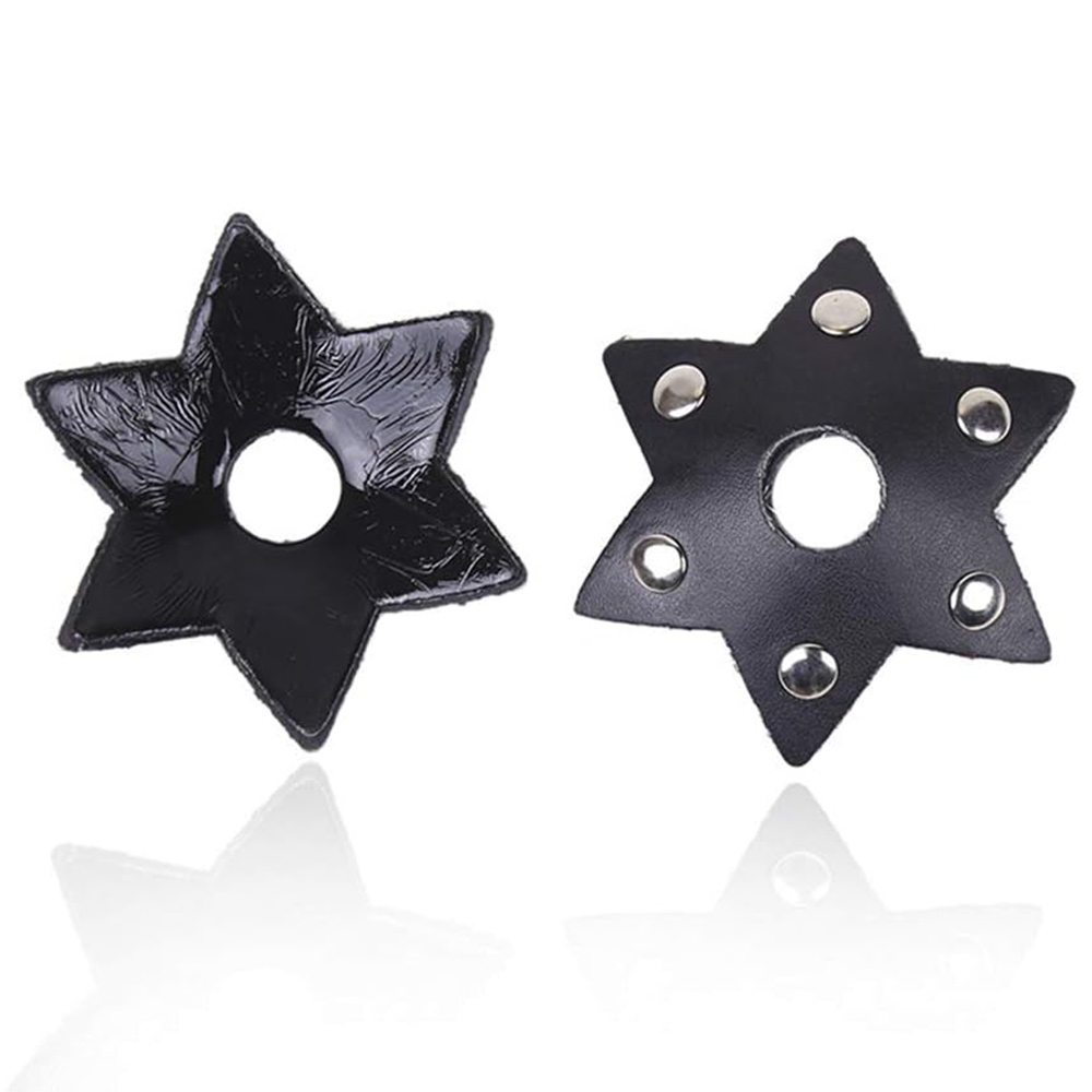 Elite BDSM Starstruck Black Star Shaped Nipple Pasties with Metal Studs -  Romantic Depot | Adult Sex Toy Superstore